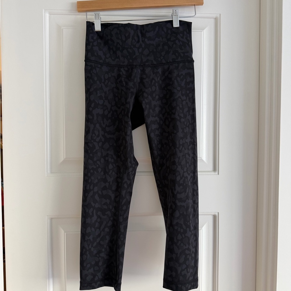 Lululemon 21” Wunder Train High-Rise Leopard Print Leggings